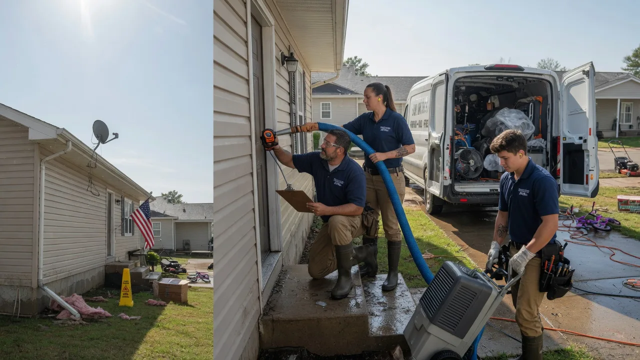 Ceiling Water Damage Restoration in Chidester, AR near me